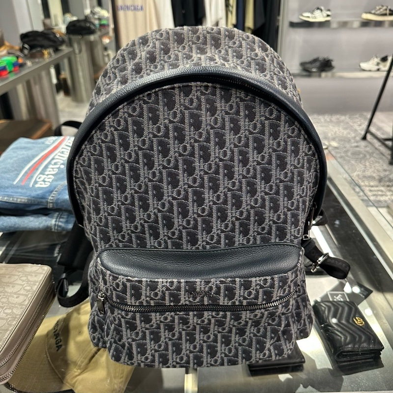 Dior Rider 刺繡老花滿版雙肩包-0