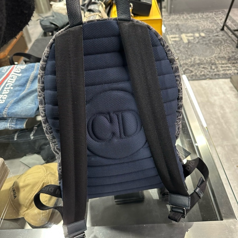 Dior Rider 刺繡老花滿版雙肩包-1