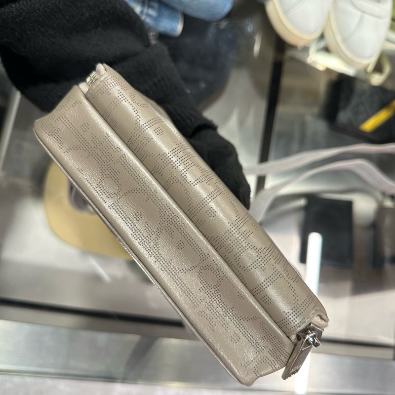 Dior Galaxy 皮革老花滿版郵差包 小號-2