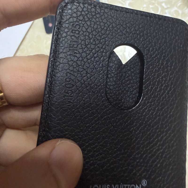 LV 灰黑棋盤卡夾M15097 Porte-Cartes Magnet-3