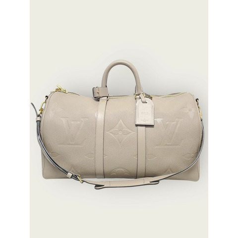 【包稅】LOUIS VUITTON 灰色 Amprente Turtriel Bandouliere Keepall