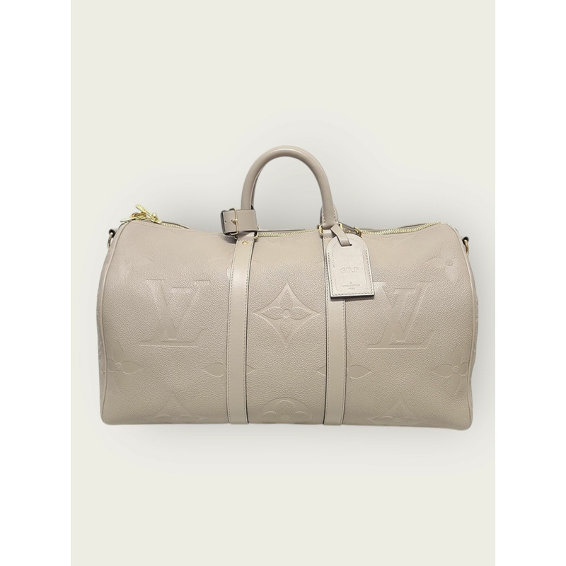 【包稅】LOUIS VUITTON 灰色 Amprente Turtriel Bandouliere Keepall-1