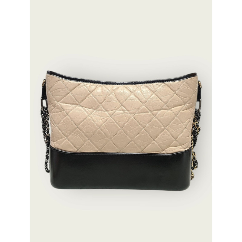【包稅】CHANEL 米色 Gabrielle 單肩包,中型 25-4