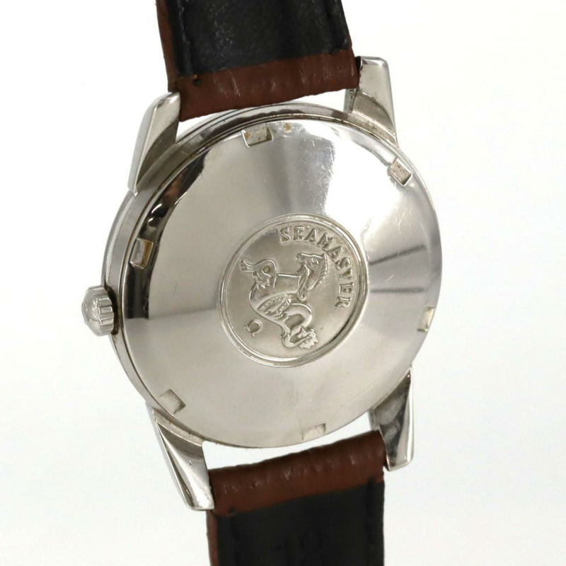 歐米茄海馬系列不鏽鋼自動腕錶-4