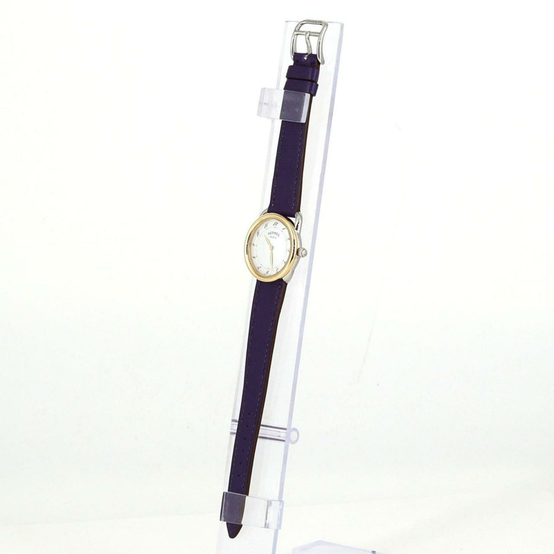 愛馬仕 Arceau 雙色 AR5.220 SSxGP 石英錶-1