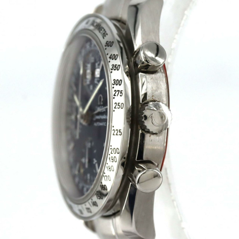 歐米茄超霸系列星期日曆型3523.80不鏽鋼自動腕錶-2