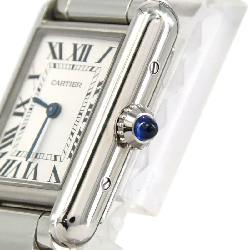 卡地亞 Tank Must SM WSTA0051 不鏽鋼石英錶-4
