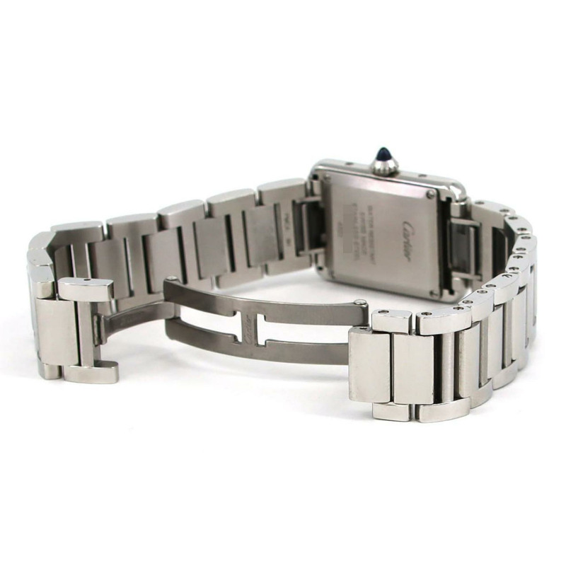 卡地亞 Tank Must SM WSTA0051 不鏽鋼石英錶-6