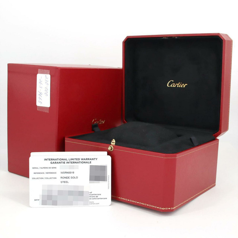 卡地亞 Rondo Solo SM WSRN0019 不鏽鋼石英腕錶-7