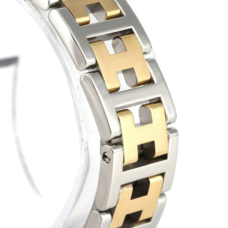 愛馬仕 Clipper 雙色 CL4.220 SSxGP 石英錶-4