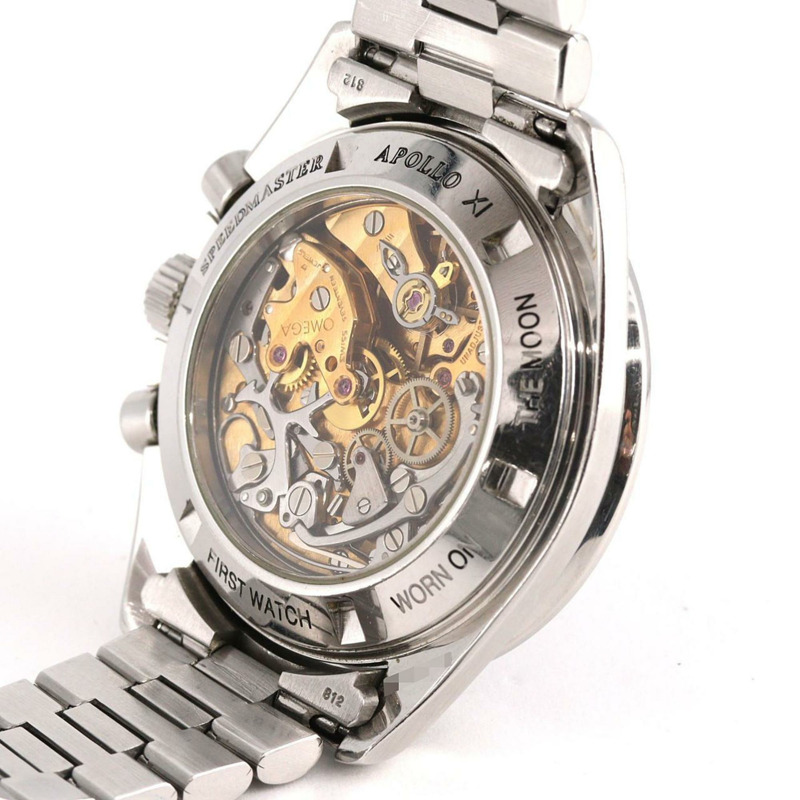 歐米茄超霸專業3592.50不鏽鋼手動上鍊腕錶-5