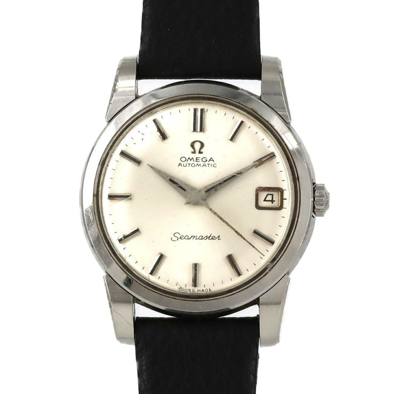 歐米茄海馬系列不鏽鋼自動腕錶-0