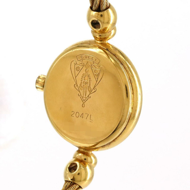 Gucci 2047L GP 石英錶-4