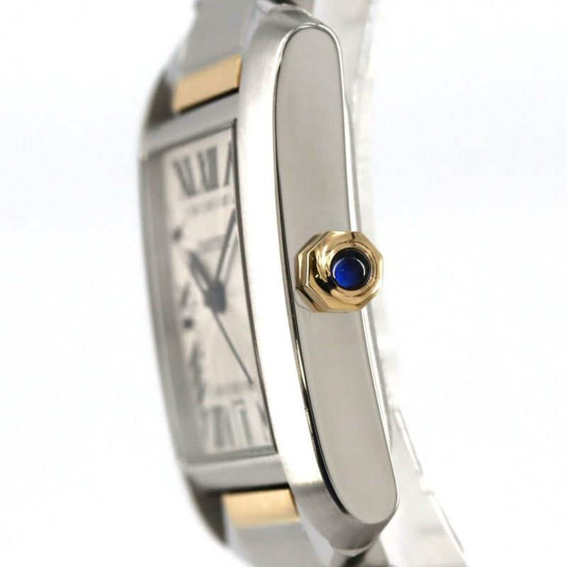 卡地亞 Tank Française LM 雙色腕錶 W51005Q4 SSxYG 自動腕錶-2