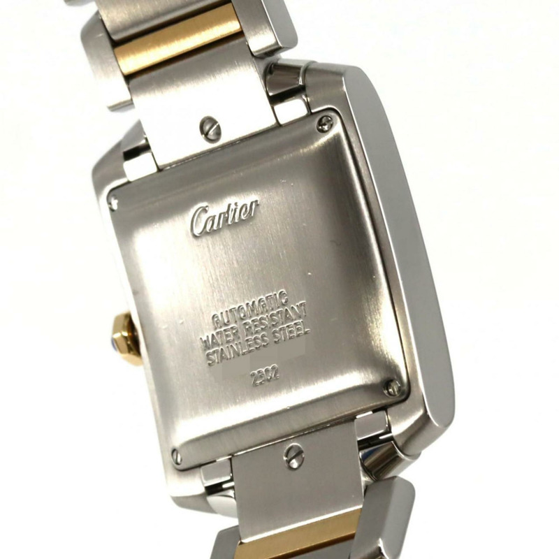 卡地亞 Tank Française LM 雙色腕錶 W51005Q4 SSxYG 自動腕錶-5
