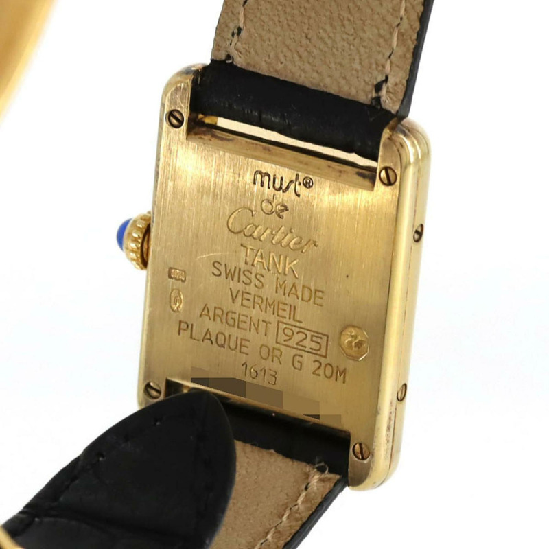 卡地亞 Must Tank SM GP W1005554 石英錶-4