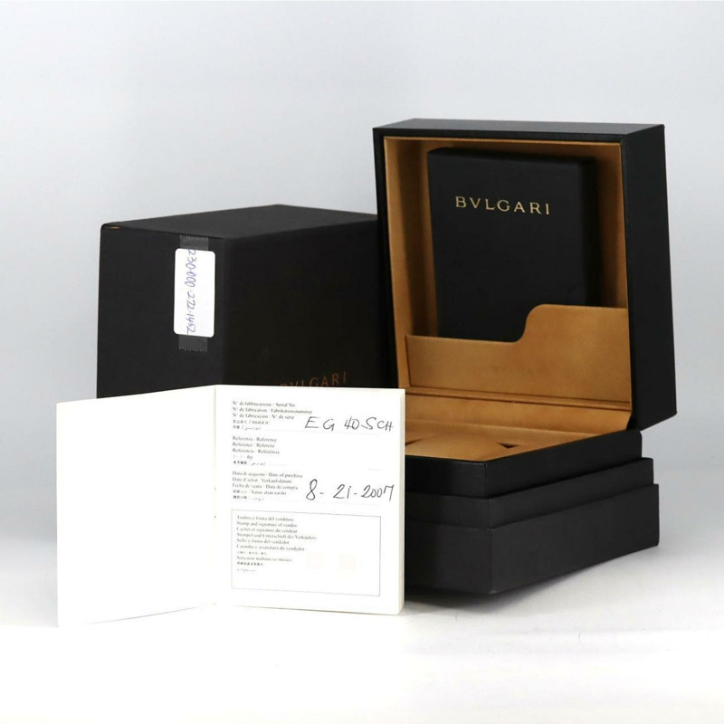 寶格麗 Ergon 計時碼錶 EG40SCH EG40BSSDCH AT 不鏽鋼自動腕錶-6