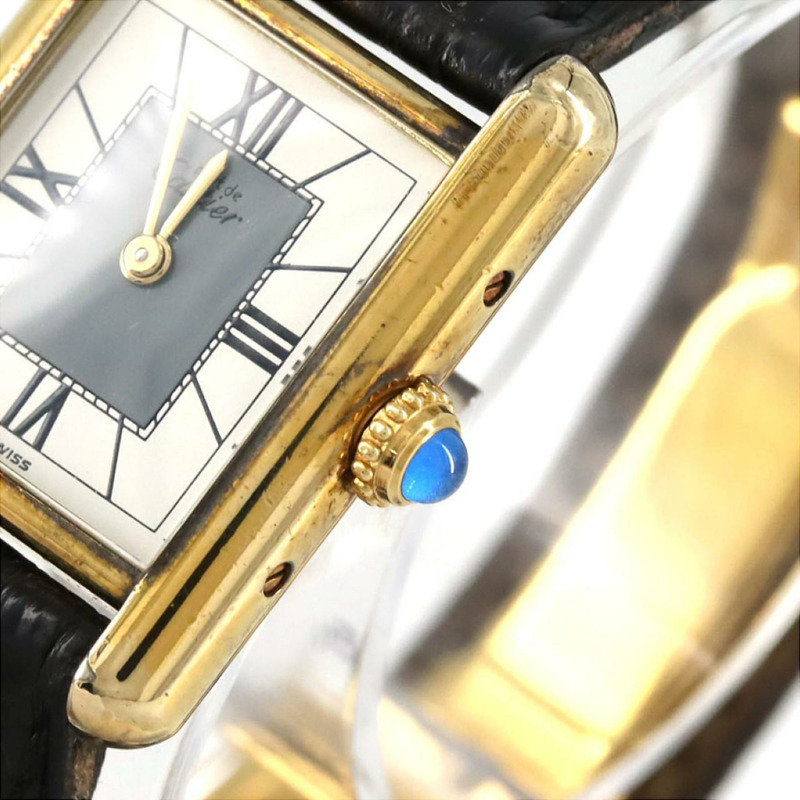 卡地亞 Must Tank SM GP W1004054 石英錶-2