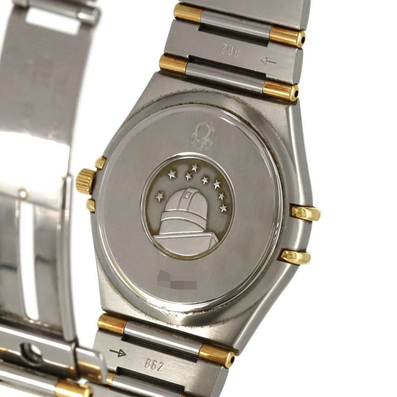 歐米茄星座系列雙色1312.30 SSxYG石英錶-4