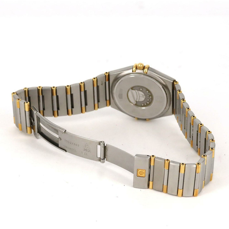 歐米茄星座系列雙色1312.30 SSxYG石英錶-5