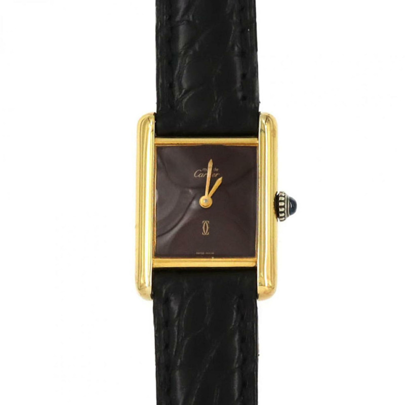 卡地亞 Must Tank SM GP 82975713 手動上鍊腕錶-0