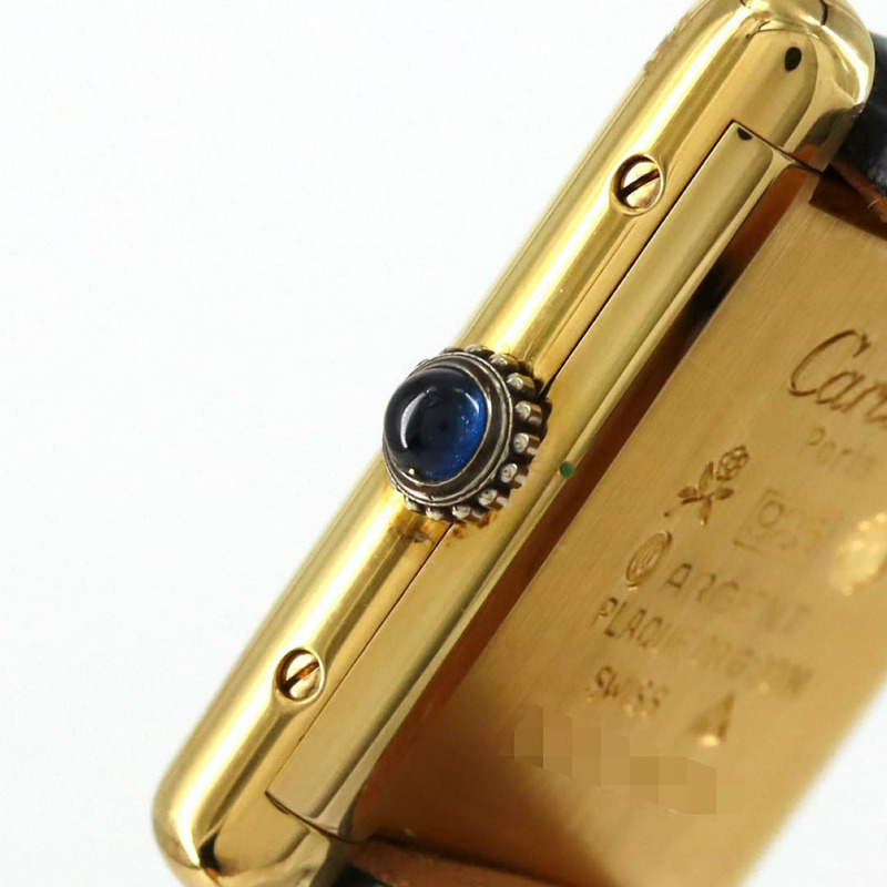 卡地亞 Must Tank SM GP 82975713 手動上鍊腕錶-5