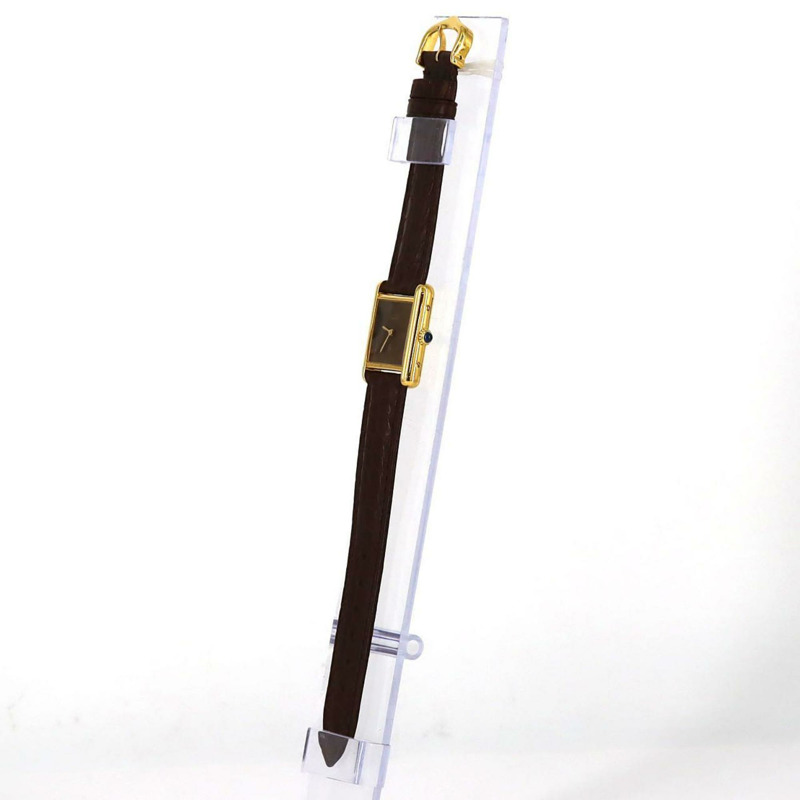 卡地亞 Must Tank SM GP 82975613 手動上鍊腕錶-1