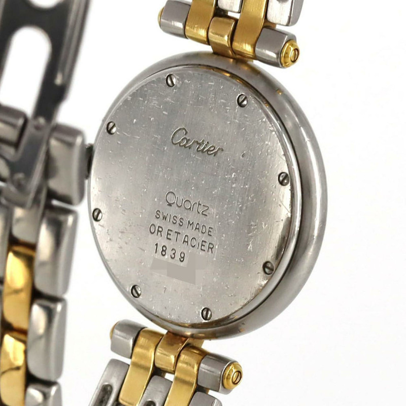 卡地亞 Panthere Vendôme Aoyama LM 雙排錶盤腕錶 83084242 SSxYG 石英機芯-4