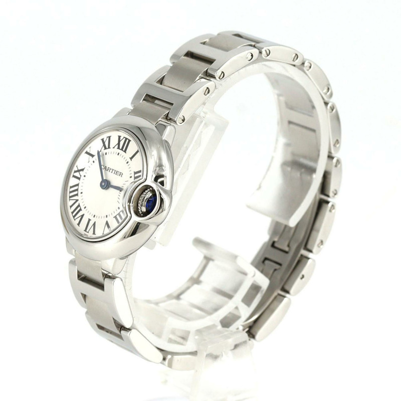 卡地亞 Ballon Bleu SM W69010Z4 不鏽鋼石英腕錶-1