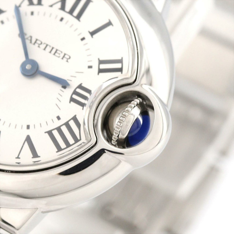 卡地亞 Ballon Bleu SM W69010Z4 不鏽鋼石英腕錶-3