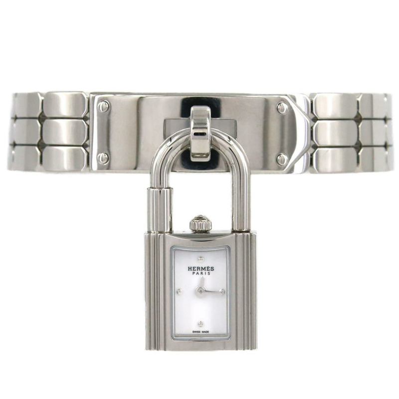 愛馬仕 Kelly KE4.110 不鏽鋼石英錶-0