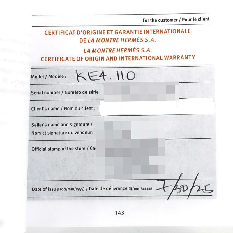 愛馬仕 Kelly KE4.110 不鏽鋼石英錶-9