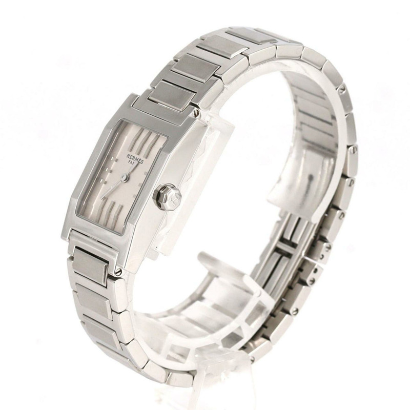 愛馬仕 Tandem TA1.210 不鏽鋼石英錶-5