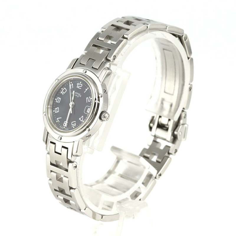 愛馬仕 Clipper CL4.210 不鏽鋼石英錶-4