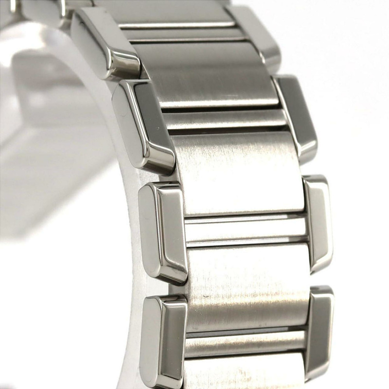 卡地亞 Tank Française SM W51008Q3 不鏽鋼石英錶-4