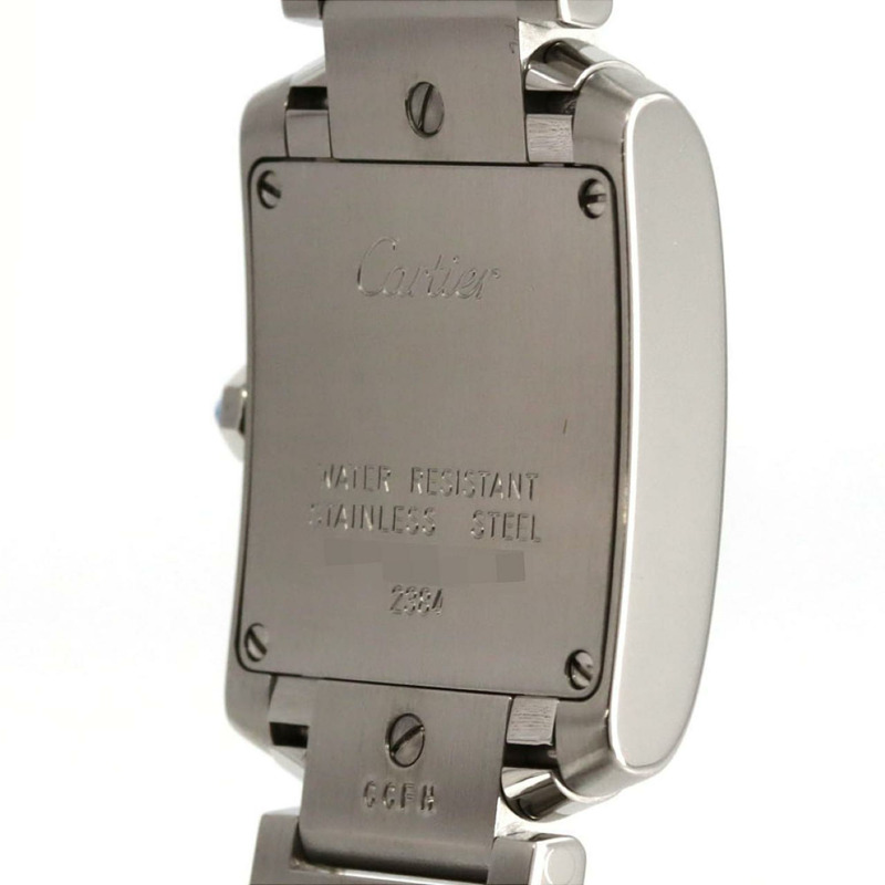卡地亞 Tank Française SM W51008Q3 不鏽鋼石英錶-5