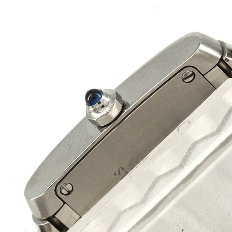 卡地亞 Tank Française SM W51008Q3 不鏽鋼石英錶-3