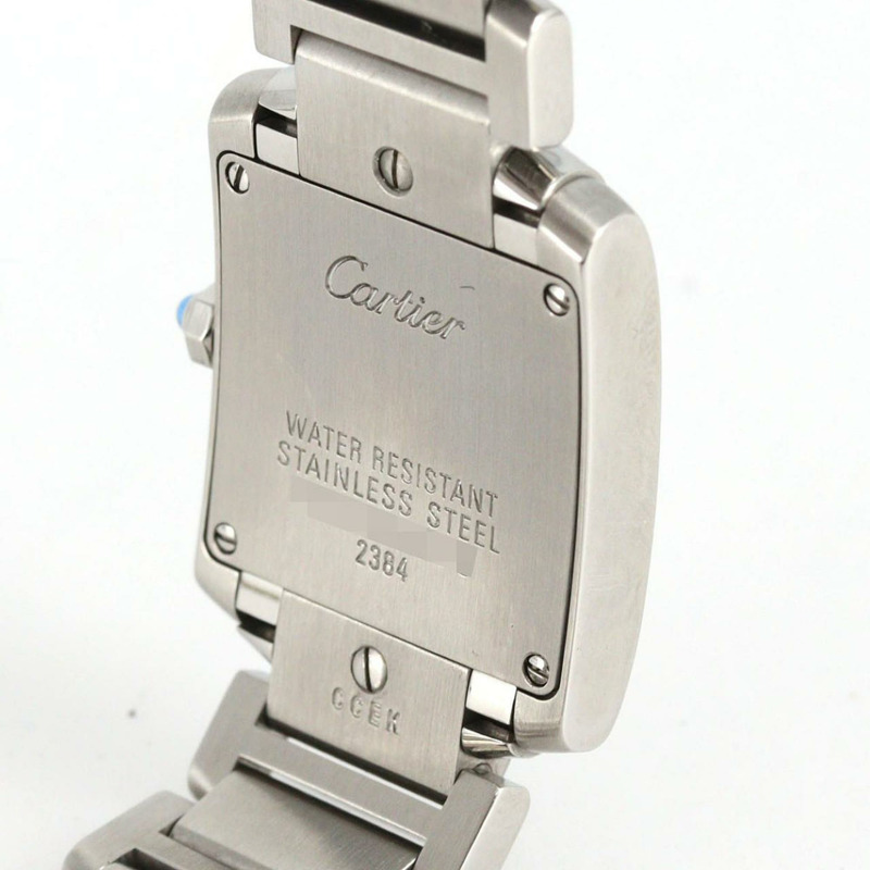 卡地亞 Tank Française SM W51008Q3 不鏽鋼石英錶-5