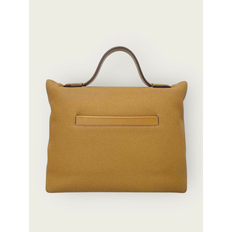 【包稅】HERMES 焦糖金 Togo Swift 鱷魚皮 Kelly 2424 包 35-5