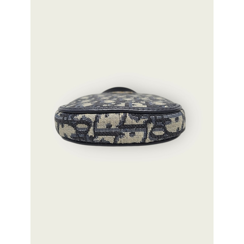 【包稅】DIOR 海軍藍斜紋蒙田30手機鏈包-5