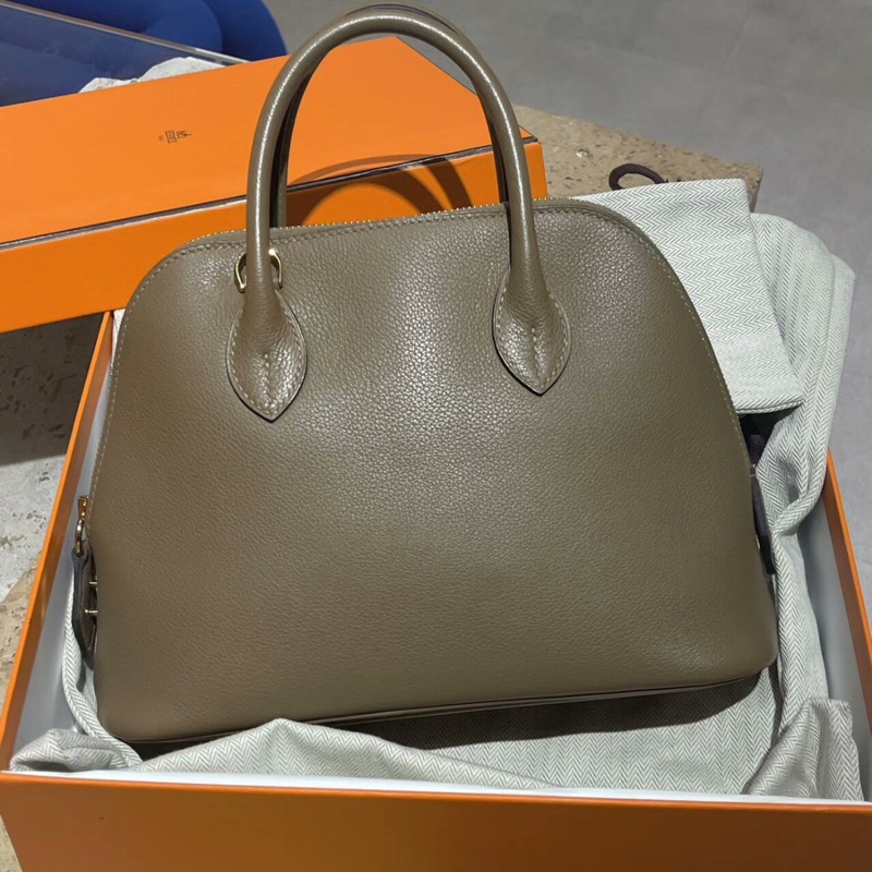 Hermes 愛馬仕 bolide 25保齡球 D0威馬犬內拼4B餅乾色金扣 evercolor z刻99新-1