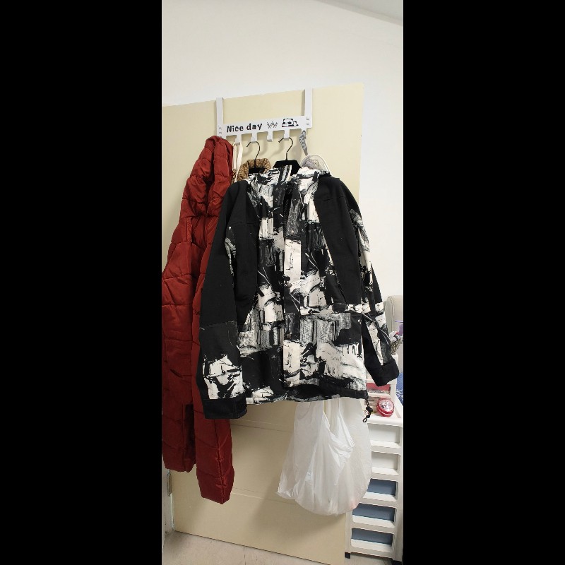 the north face 拼接防風外套 亞洲s-1