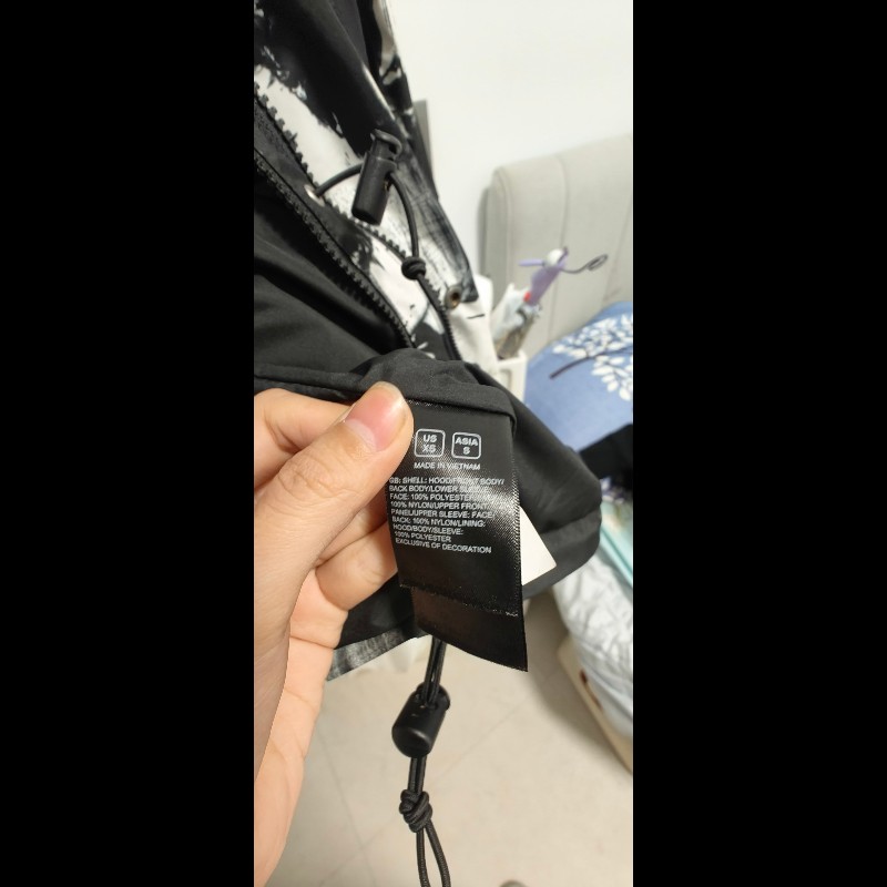 the north face 拼接防風外套 亞洲s-3