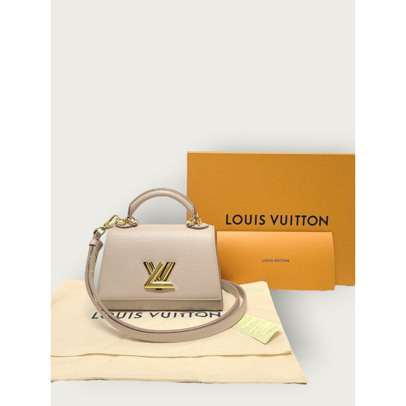 【包稅】LOUIS VUITTON 灰色扭紋單手柄BB單肩包-6
