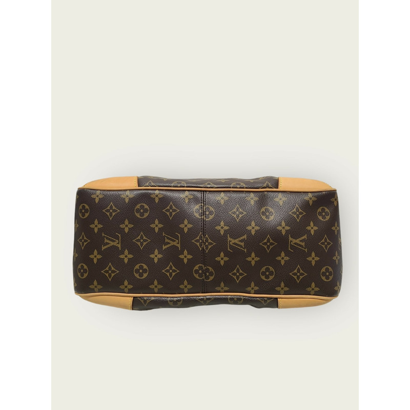 【包稅】LOUIS VUITTON Monogram帆布Elastella托特肩背包-5