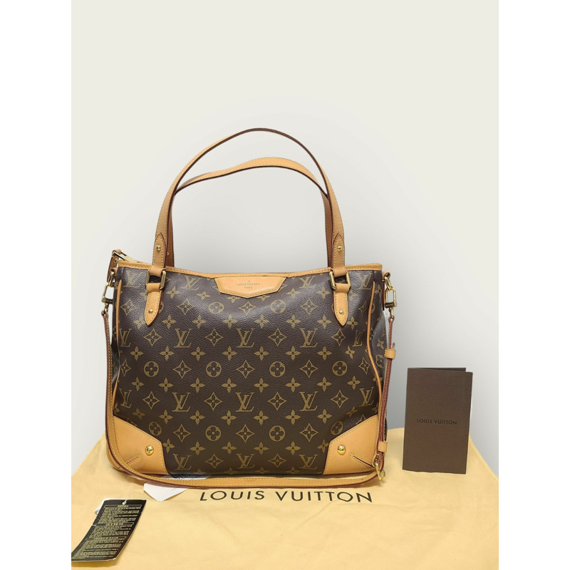【包稅】LOUIS VUITTON Monogram帆布Elastella托特肩背包-6