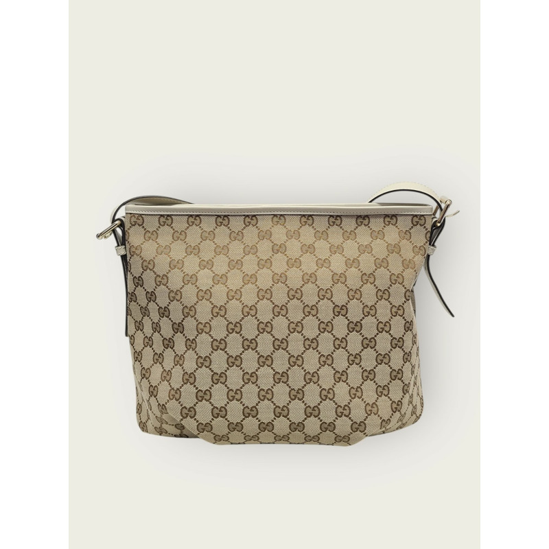 【包稅】GUCCI 白色 GG Supreme 帆布肩斜背包-4