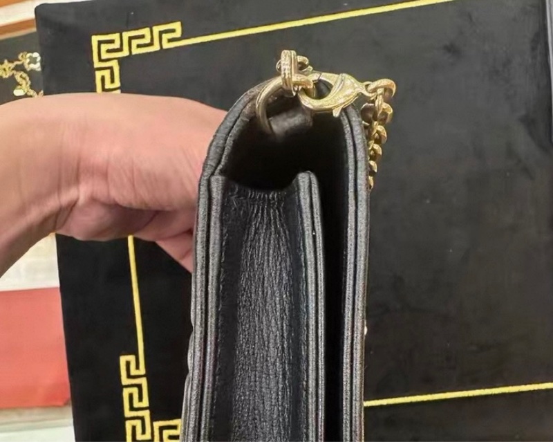 【90%新 ✨ 全網最低價!】Dior 迪奧戴妃 黑金woc 三合一 鏈條包(下單前請私聊確認❤️)-6