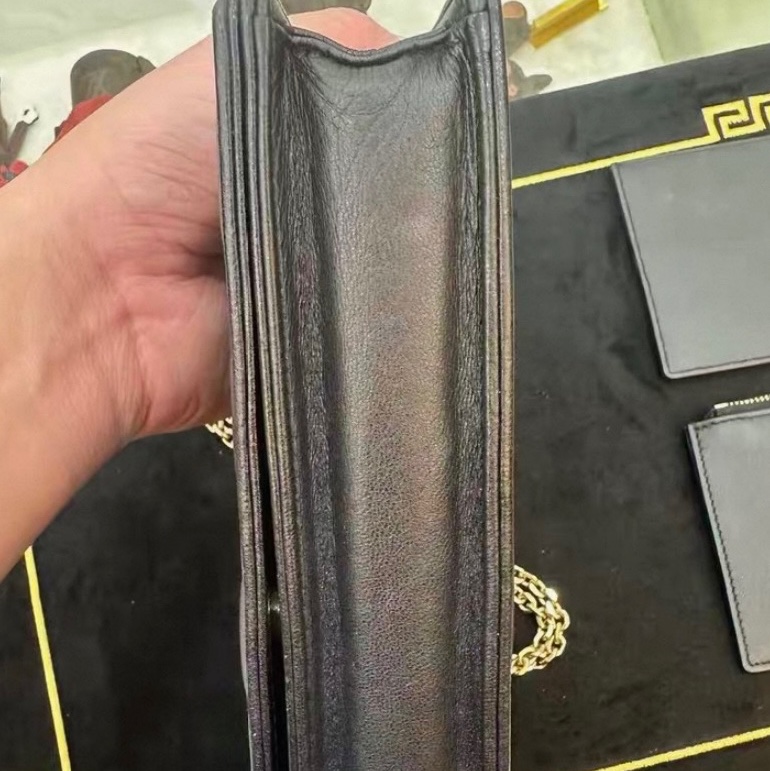 【90%新 ✨ 全網最低價!】Dior 迪奧戴妃 黑金woc 三合一 鏈條包(下單前請私聊確認❤️)-8