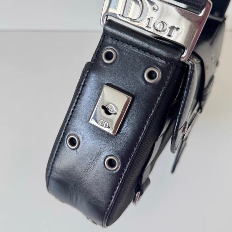 【95%新 ✨ 全網最低價!】Dior 迪奧中古包 黑色 punk朋克系列 海盜爺設計 (下單前先私聊確認❤️)-5